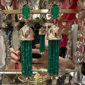 Green Kendra Scott Earrings